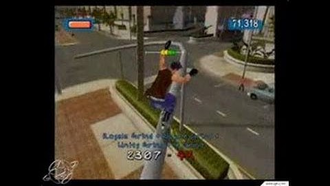 Aggressive Inline GameCube Gameplay - Big grind