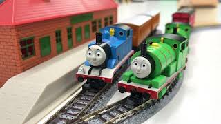New Percy And S.cffey N Scale Thomas And Friends Train Set