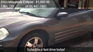 2003 Mitsubishi Eclipse GS for sale in Tiffin OH 44883 at I