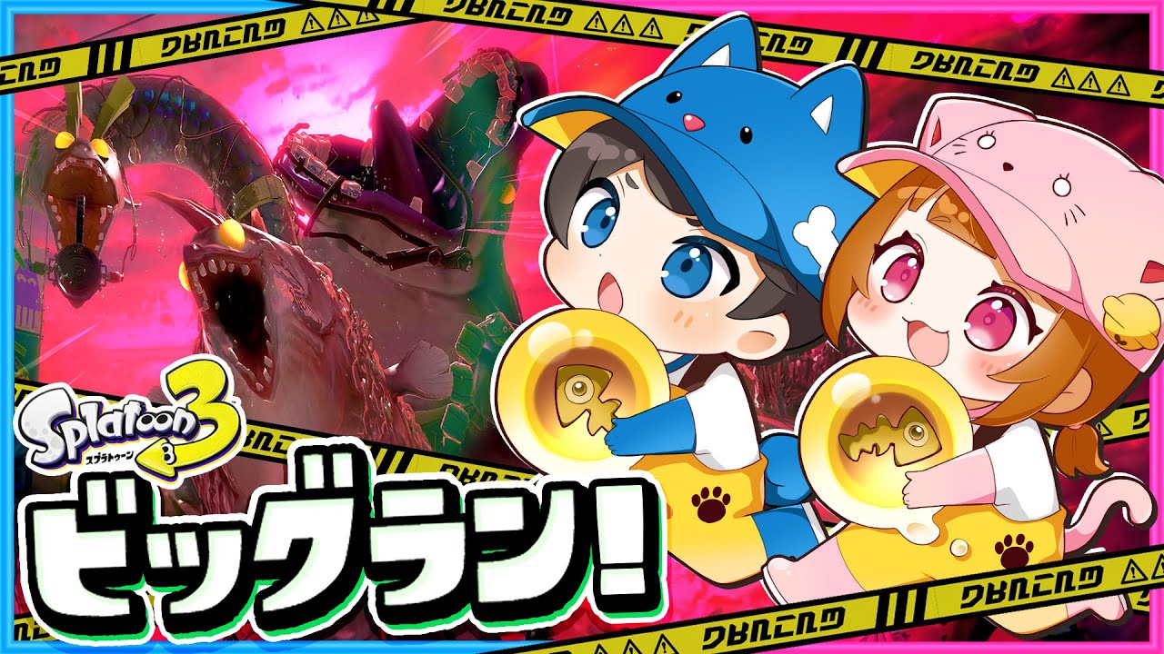 金イクラを集めろ!!ビッグランに出かける!!🐶🐱🌼【 スプラトゥーン3