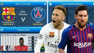 Paris saint germain Vs FC Barcelona | Dream league soccer 2020 Champions League game play