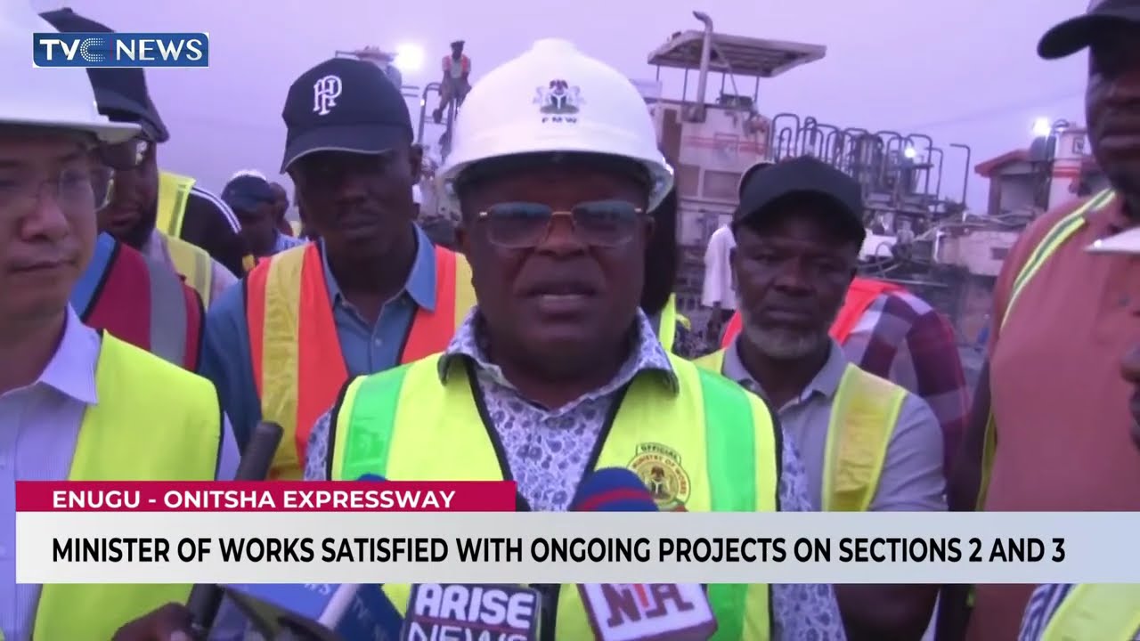 Minister Of Works Inspects Federal Roads, Flyover In Enugu