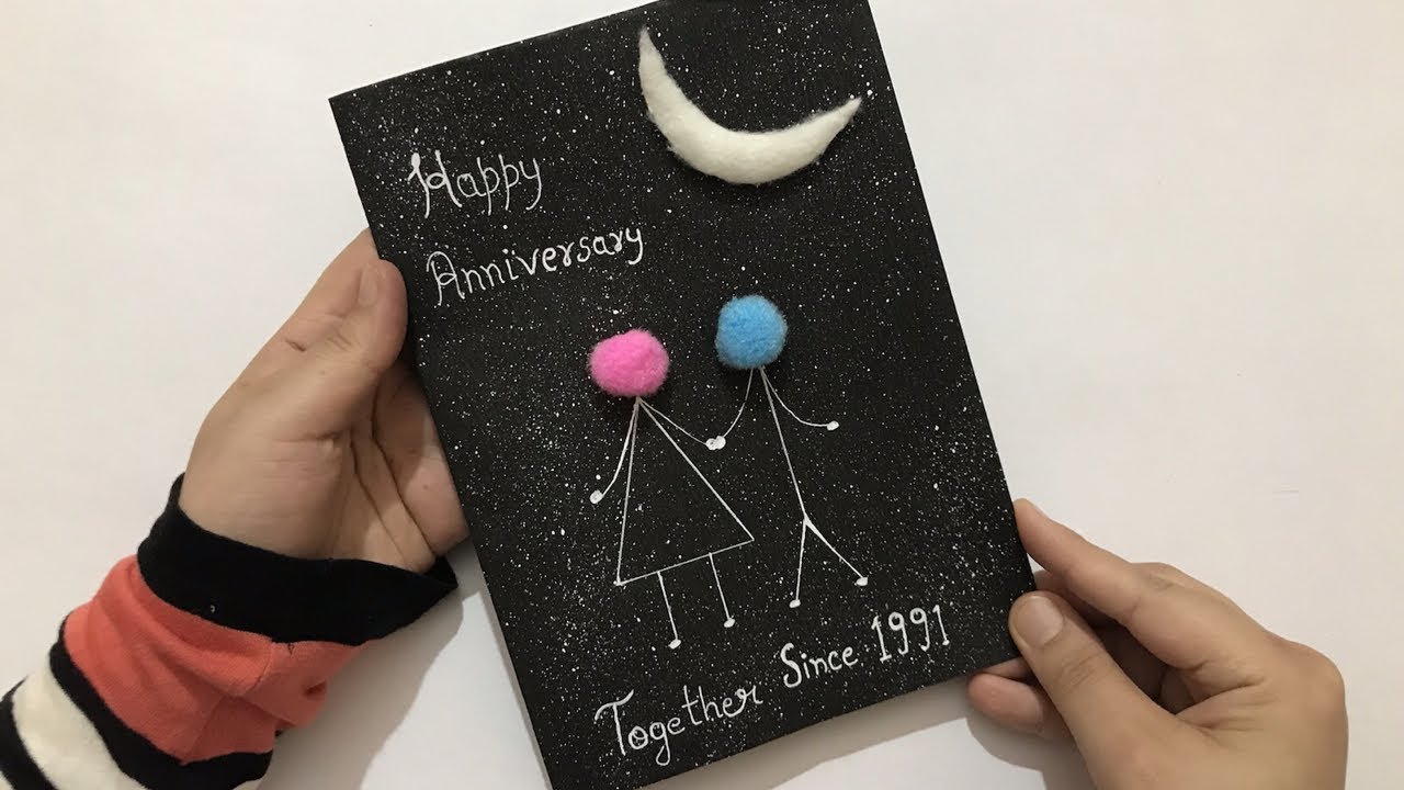 Handmade Anniversary Card | Anniversary Card for Parents ...