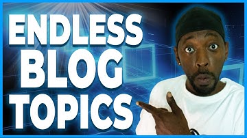 How To Find Blog Post Topics ENDLESS Ideas To Blog About in 2020