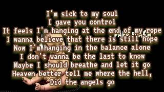 Papa Roach-Where Did The Angels Go Lyrics
