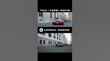 Mercedes W124 Bank Scene — Taxi 1998 Remade in Unreal Engine #unrealengine #mercedes #taxi #ue5