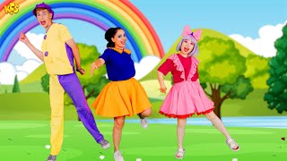 Head, Shoulders, Knees & Toes   Magic Lollipop Song |  Kids Funny Songs