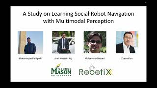A Study on Learning Social Robot Navigation with Multimodal Perception