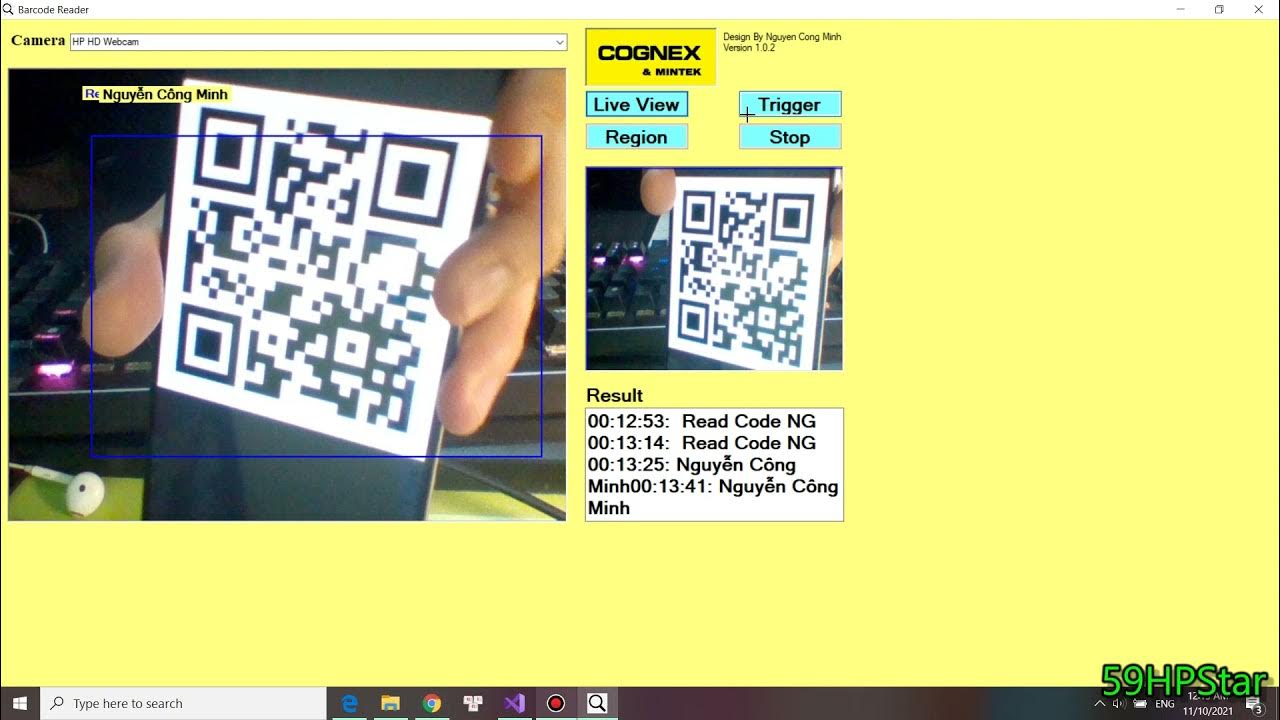 The Example For Vision Read Code MCR Image Processing YouTube
