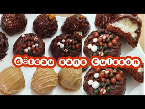 Gateau Sans Cuisson Au Gaufrette Et Noix De Coco Youtube