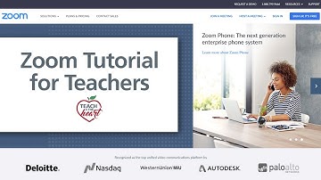 Zoom Tutorial for Teachers