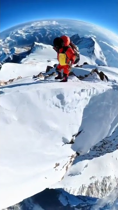 8611 meters height k2 #mountains #glacier #k2 #shorts #nature
