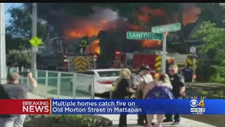 Multiple Homes Catch Fire In Mattapan