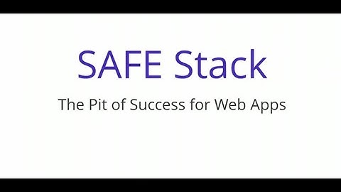 SAFE Stack: The Pit of Success for Functional Web Programming - Isaac Abraham - NDC Oslo 2021