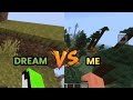 Dream vs me parkour competitions in minecraft