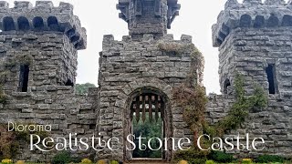 How to Build Realistic Medieval Castle Tower and Gate Diorama