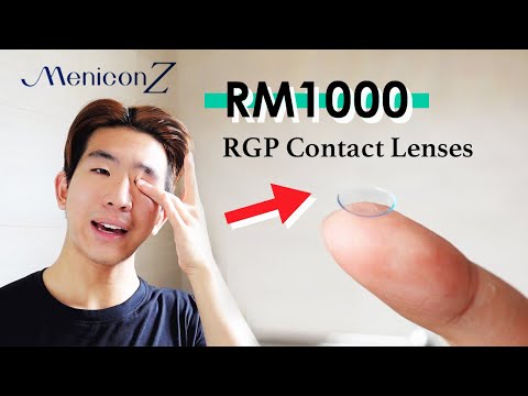 My RM1000 Contact Lenses! [RGP Lenses from Menicon Z]