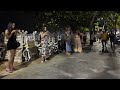 Pattaya Beach Road Coconut Bar Nightlife Thailand 4K 60FPS