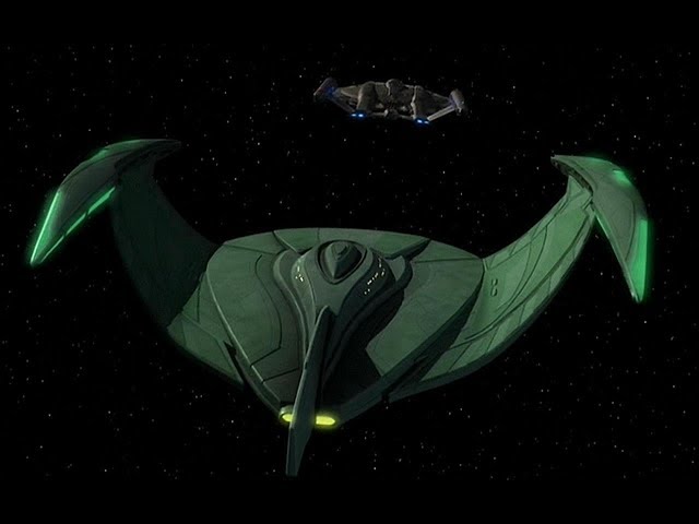 Romulan Bird of Prey vs Enterprise class=
