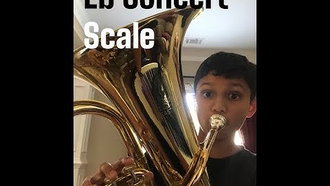 E Flat Concert Scale Euphonium/Baritone - 1 Octave - MAJOR Scale