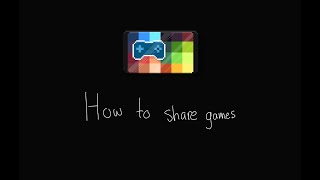 Tutorial for sharing games in Pocket Game Developer screenshot 2