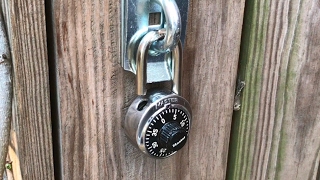 [392] Opening Master Combination Locks With a Hammer