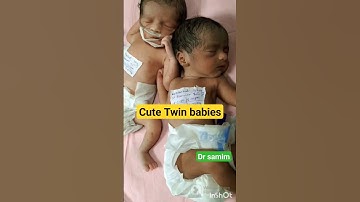 Cute Twin babies|| #shorts #youtubeshorts #shortvideo #newborn