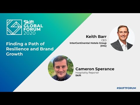 IHG CEO Keith Barr at Skift Global Forum 2020