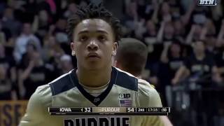 Carsen Edwards Purdue Highlights vs Iowa - 19 PTS, 5 AST (12.28.16)