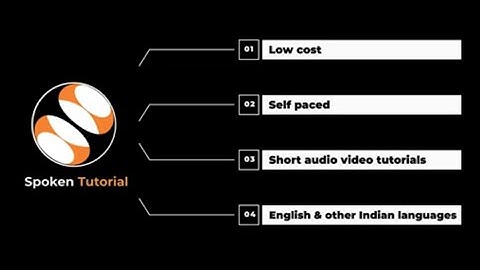 Spoken Tutorial | A Glimpse