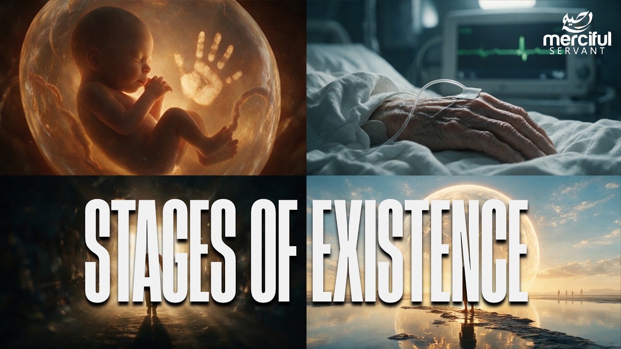 Video shared In partnership with ASR
@AYATPONDERTHESIGNS00:00 - 01:27 Pre-worldly Realm
01:27 - 03:32 The Womb
03:32 - 05:10 Worldly Life
05:10 - 07:38 The Grave (Barzakh)
07:38 - 09:17 Judgement Day
09:17 - 11:39 Hell (Jahannam)
11:39 - 14:31 Paradise (Jannah)