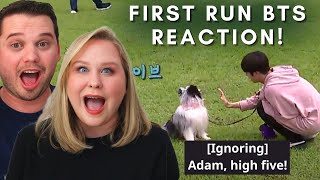 FIRST REACTION TO RUN BTS! | Pet Friends - Episode 23