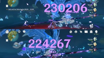 Raiden Shogun atk % sand vs energy recharge % sand / atk % sand vs er % sand. #genshinimpact