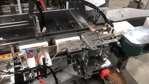 Automatic horizontal cartoning machine /cartoner machine which carton flap is auto-locked