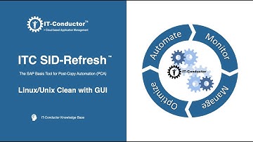 SID-Refresh (SAP ABAP PCA) - Linux/Unix Basis Cleanup with GUI (v1.4)
