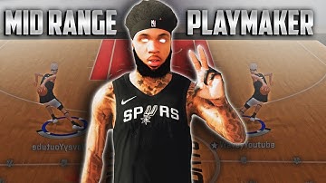 MY MID RANGE PLAYMAKER is the BEST ISO BUILD on NBA 2K21!!!!!!!!