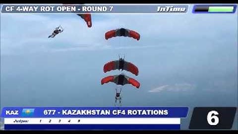 Kazakhstan / Canopy Formation 4-way Rotations Rd 5, Mondial 2012 Dubai