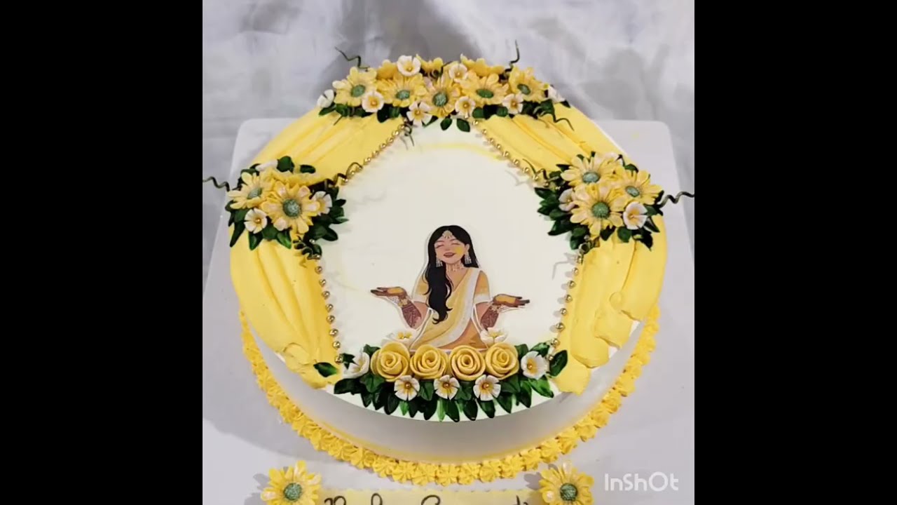 Gaye holud theme cake