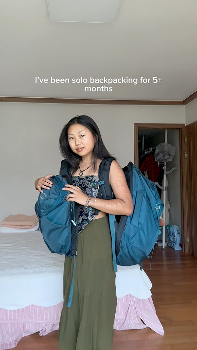 I have the Osprey 55L Fairview pack! #backpacking #solotravel #travel #outfits #whatsinmybag