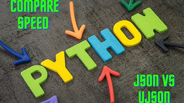 Compare speed, json vs ujson.