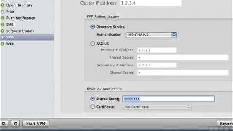 Configuring VPN - Apple Mac 10.6 Server Tutorial