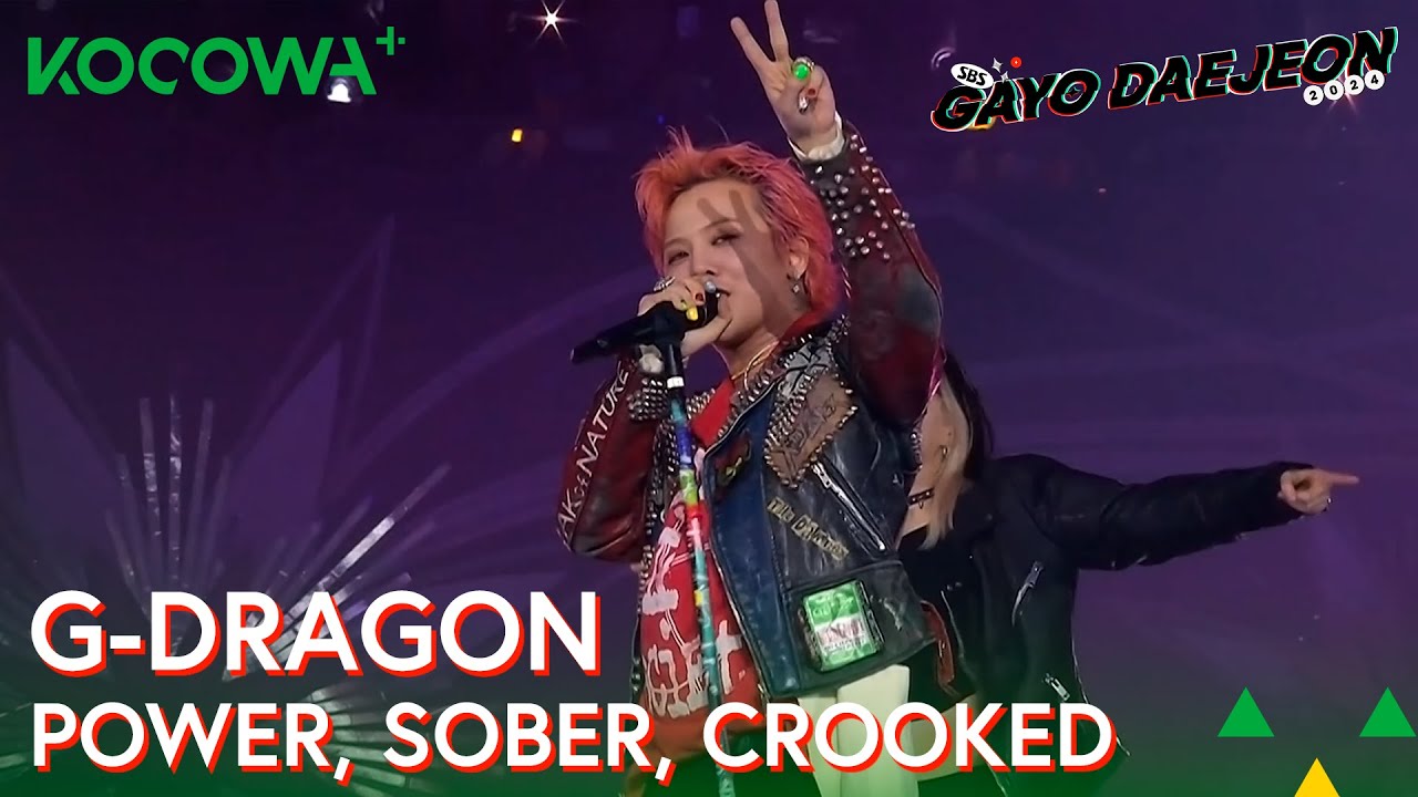 G-DRAGON - POWER + Sober + Crooked | SBS Gayo Daejeon 2024 | KOCOWA+ [PT-BR]