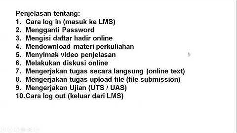 Cara Menggunakan LMS ITEKES BALI Untuk Mahasiswa