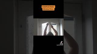 How To Install www.solarfrost.co.uk Static Cling Window Film