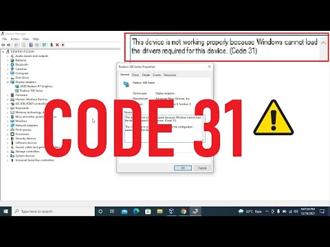 Code 31 - This Device not Working Properly, Windows Could Not Load Drivers (SOLVED)