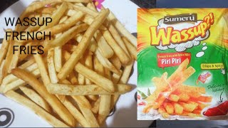 Sumeru Wassup French Fries With Piri Piri|Wassup French Fries Crispy And Crunchy|wassupfrenchfries