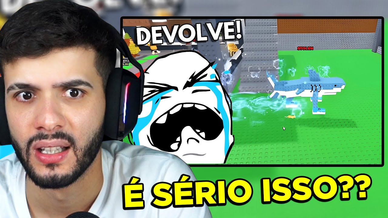 RAFÃO REAGE CRIANÇAS CHORANDO NO ROUBE UM BRAINROT!