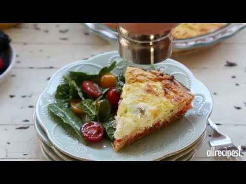 वीडियो: स्मोक्ड सैल्मन के साथ Quiche