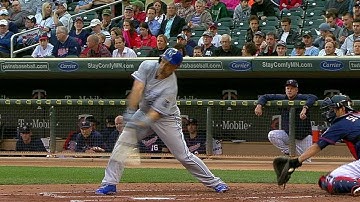 KC@MIN: Ibanez hits single in return to Royals