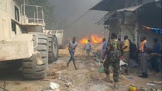 2 killed as fire engulfs Mogadishu's main market fire